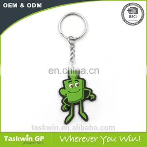 New Custom Shape Soft PVC Keyring Made in China thumbnail-2