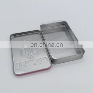 Custom Rectangular Colored Name Gift Card Packaging Metal Case Tin Box thumbnail-5