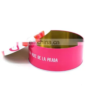 Round Colored Metal or Plastic Cosmetic Tin Packaging Box thumbnail-6