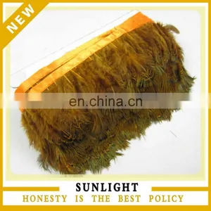 Factory Wholesale Cheap Pheasant Plumage Feather Trim for Carnival thumbnail-1