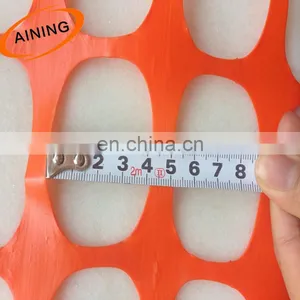 PE Plastic Snow Fence / Orange Warning Safety Fence Safety Nets thumbnail-1