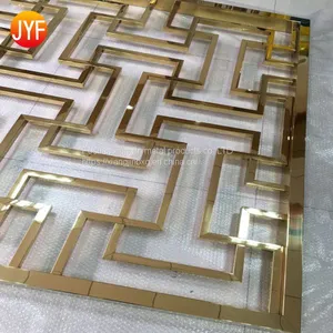 JYF001 Gold Stainless Steel Seat Screen Partition thumbnail-3
