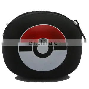 Round Mini Coin Wallets Earphones And Coin Key Assort Storage Bags Fashion Women Silicone Purse thumbnail-2