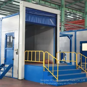 Dust Cleaning Rust Removal Booth High Quality Sand Blasting Room thumbnail-2