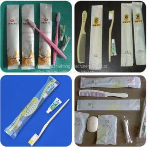 Hot Multi-Function Small Pillow Type Hotel Toothbrush Tooth Paste Comb Packing Machine thumbnail-3