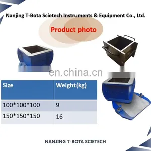 T-BOTA Concrete Plastic Two Part 150mm Single Cube Mould thumbnail-1