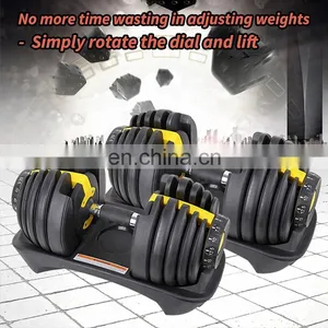 Kit Weights Dumbbell Iron Pair Strength Training Gym New Adjustable Dumbbell thumbnail-5