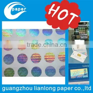In 2015 China Factory Self Adhesive Holographic Hot Stamping Foil Label Sticker Factory in Guangzhou thumbnail-2