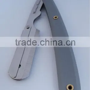 New Barber Salon Straight Razor - Metal Stainless Steel Razor - Plastic Handle Barber Razor thumbnail-1