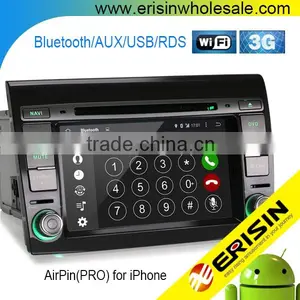 Erisin ES2700F 7" 2 Din Car DVD GPS WiFi 3G Bluetooth for FIAT BRAVO thumbnail-1