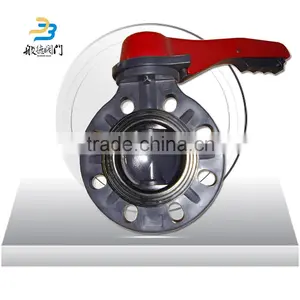 Manual Upvc Wafer Butterfly Valve Dn150 thumbnail-6