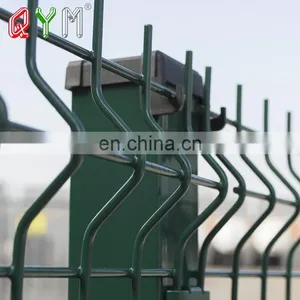 Welded Wire Mesh Fence Panels In 12 Gauge 3d Curved Panel Fence thumbnail-3