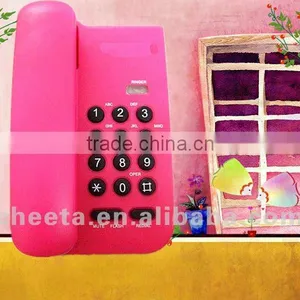 Basic Pink Home Phone With Cute Look thumbnail-1