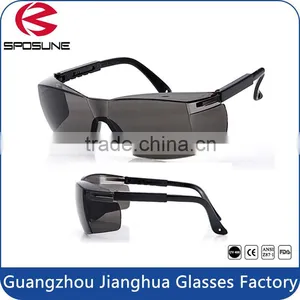 Factory Wholesale Square Dustproof Windproof Durable Cross-country Glasses Dark Grey pc Welding Filter Lens Goggles thumbnail-1