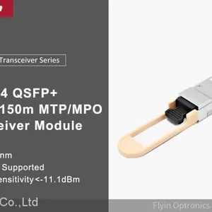 RoHS-6 Compliant 40gb/s ER4 40KM Fiber Optical Transceiver Sfp Module 40g Qsfp thumbnail-3
