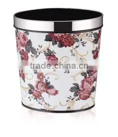 High Quality Round Wholesale PP Novelty Home Plastic Waste Bin thumbnail-3