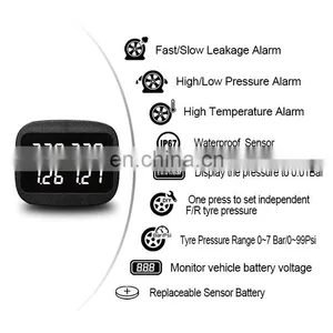 Promata Cigarette Plug 433 MHZ Wireless Tire Pressure Monitoring System thumbnail-2