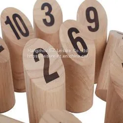 Custom Number Kubb Viking Bowling Wooden Outdoor Lawn Skittles Game Classic Chess Garden Throwing Games With Wonden Case thumbnail-2