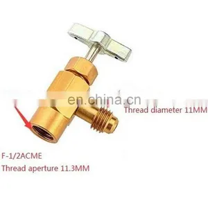 Car Refrigerant Charging Hose Kit With Gauge Self-sealing Can Tap Valve Charge R134A R22 R290 A/C AC Recharge thumbnail-5