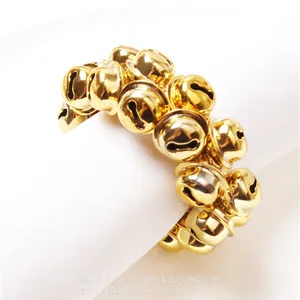Fancy Gold Silver Beaded Napkin Ring Holder On Wholesale thumbnail-2