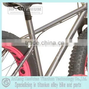 197*12 Thru Axle 26X4.8 Tires Titanium Fat Bike Frame thumbnail-4