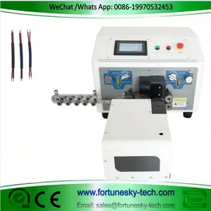 Automatic Twin Flat Electric Cable Cutting Stripping Twisting Machine thumbnail-1