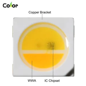 High Color Rendering Rgb Led Diode Chips Ws2815 2812 2811 Led Headlight Chip Rgba Rgbwyv Led Chip thumbnail-1