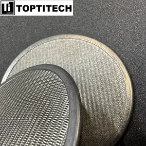 100um 5-layer Sintered SS316L Wire Mesh Filter Plate With Edge thumbnail-2