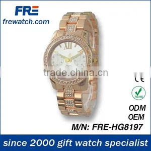 2014 Hot Sell Women Wrist Watches Wholesale Alloy Watches With Diamond thumbnail-1