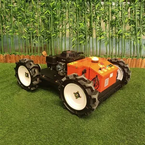 Remote Controlled Wheeled Grass Trimmer Made by Vigorun Tech, Vigorun Wireless Radio Control Caterpillar Weeder for Sale thumbnail-1
