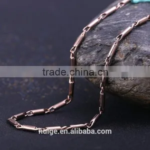 2015 China Supplier Jewellery Fashion Ornate Jewelry Chain Decorative Chain & Coffee Gold Plated Link Chain thumbnail-2