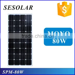 Excellent Performance 80W 18V Mono Solar Panel thumbnail-1