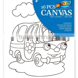 The New Cartoon Canvas Suits, Children's Painting Supplies thumbnail-4