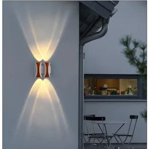 Waterproof Factory Price Nordic Modern Creative Design Living Room Courtyard Ip65 Bedside Commercial Luxury Wall Lamp thumbnail-2