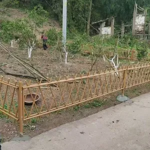 Decorative Imitation Bamboo Partition Fence for Courtyard and Garden Bounding thumbnail-5