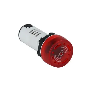 Industrial Grade 380V RED LED Light Alarm Indicator 22mm 50000 Hours Lifespan thumbnail-3