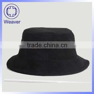 Fashion Plain Black Nylon Bucket Hat Wholesale thumbnail-3
