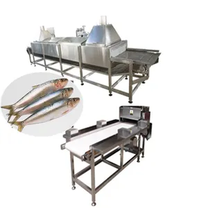 Factory Genyond Small Scale Canned Tuna Production Line Fish Processing Plant Sardine in Oil Canning Machine thumbnail-2