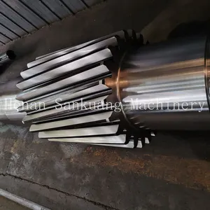 Bevel Pinion Shaft Used in Industrial Conveyor Gearbox Assembly 8 Module Tooth thumbnail-1