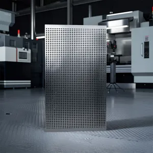 Stainless Steel Perforated Punched Plate for Industrial Use With Cutting Welding Bending Services thumbnail-4