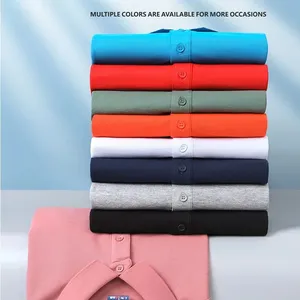 Custom Ice Ion Fiber Polo Shirts _ Short-Sleeve Lapel Advertising T-Shirts _ In-Stock Corporate Group Cultural Shirts With Custom Printed Patterns thumbnail-5