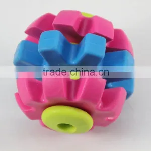 Pet Products Thermoplastic Rubber Three-gear Pet Cat Dog Chews Toy thumbnail-5