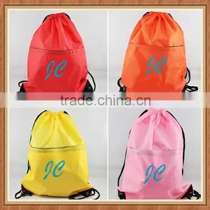 Hot Sale Cheap Promotional Custom Nylon Mesh Drawstring Bag thumbnail-1