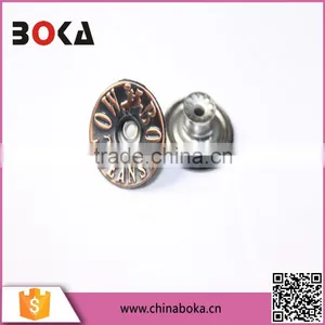 2015 Yiwu Wholesale Jean Button Decorative Metal Buttons for Jeans thumbnail-1