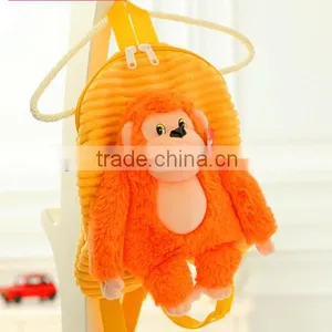 2016 Hot Import Toys/ Backpack/plush Monkey Bag/monkey Plush Bag thumbnail-1