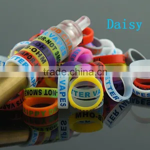 USA Hot Sale Decorative and Protection Glow in the Dark Silicone Vape Band Customized Logo Service Vape Band Design Your Logo thumbnail-4