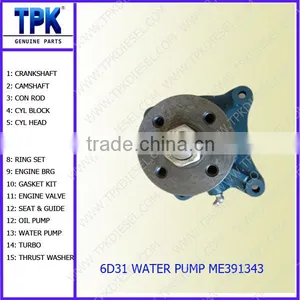K4N Water Pump 30H45-00200, Forklift Engine Parts thumbnail-2