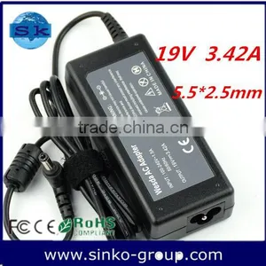 Good Price Factory Price Oem Switching Laptop Adapter for Liteon 19v 3.42a 5.5*2.5mm Bent Head thumbnail-1