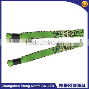 Promotion HOT Selling Custom Embroidered Wristbands,woven Writsband With Golden Thread thumbnail-1
