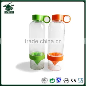 High Quality BPA Free Lemon Water Bottle Tritan Fruit Infuser Water Bottle thumbnail-1